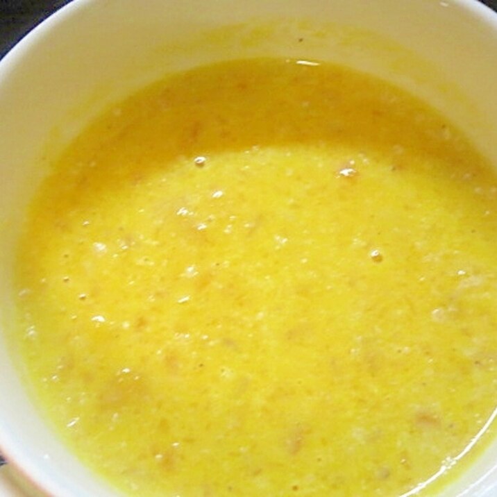 レンジで南瓜のスープ